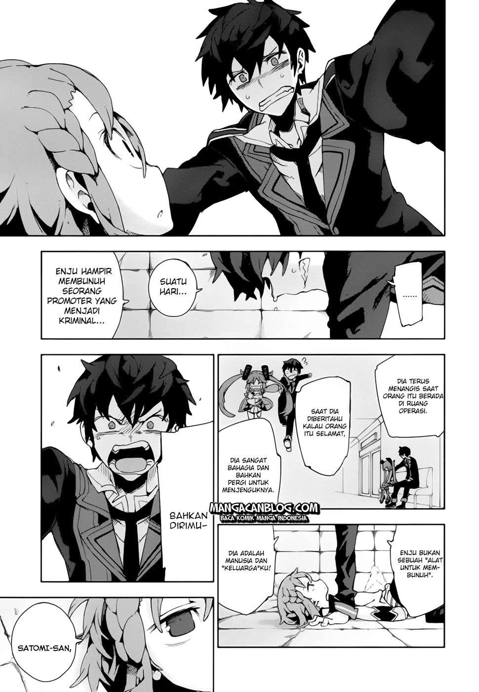 Halaman 18 dari Black Bullet Chapter 11