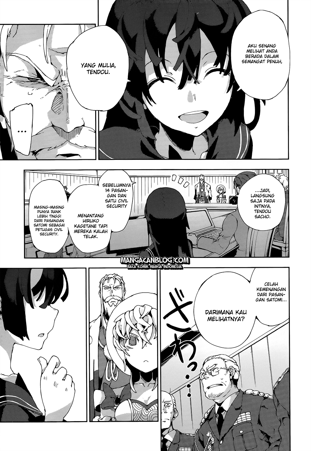 Halaman 16 dari Black Bullet Chapter 13