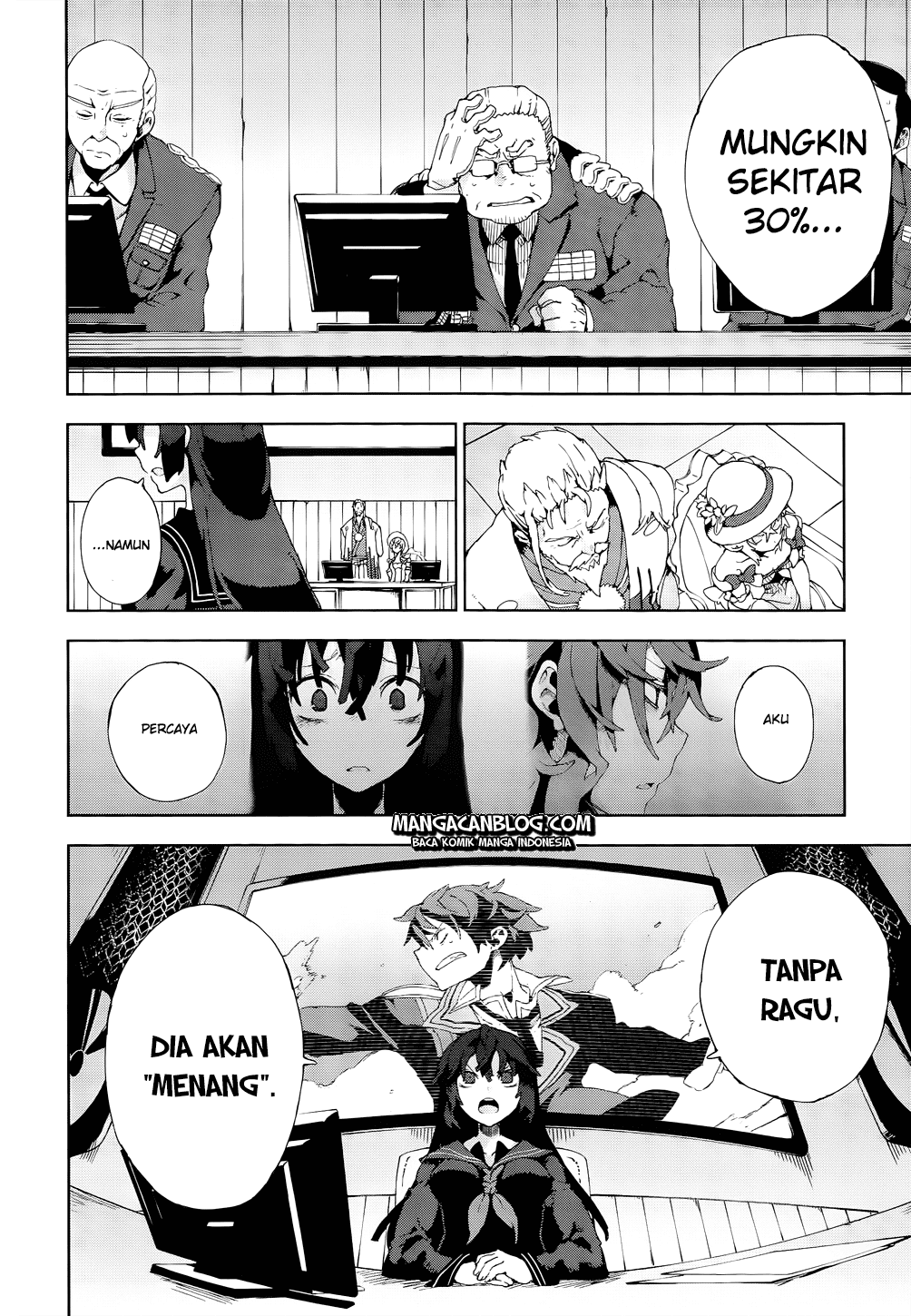 Halaman 17 dari Black Bullet Chapter 13