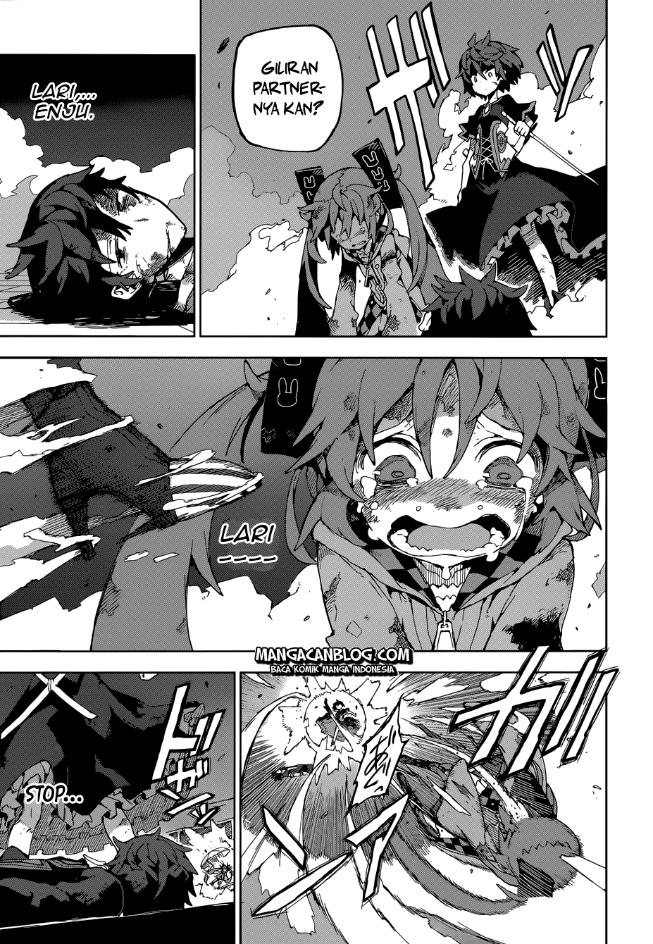 Halaman 19 dari Black Bullet Chapter 15