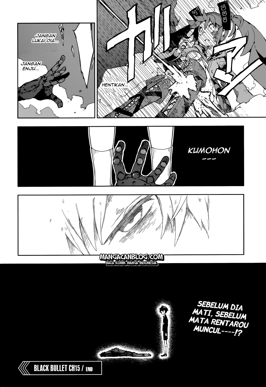 Halaman 20 dari Black Bullet Chapter 15