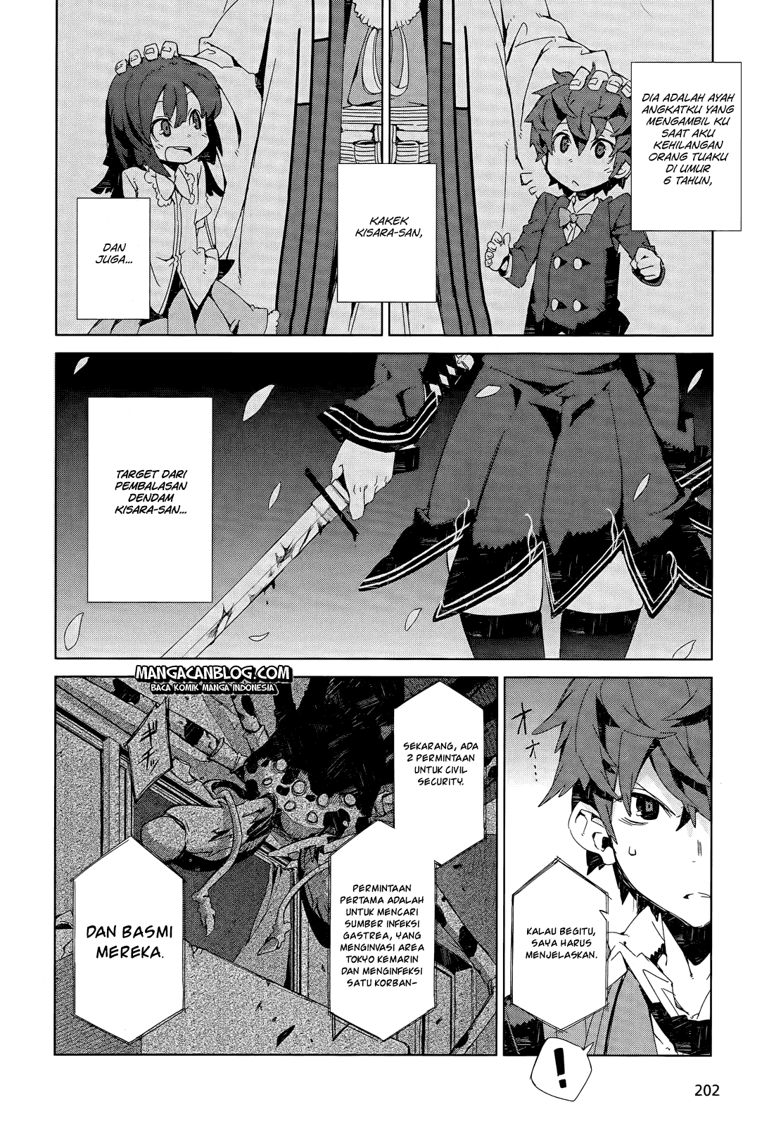 Halaman 11 dari Black Bullet Chapter 5