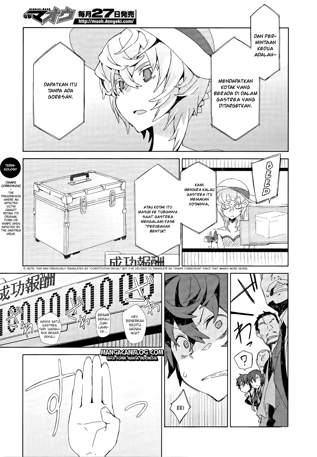 Halaman 12 dari Black Bullet Chapter 5
