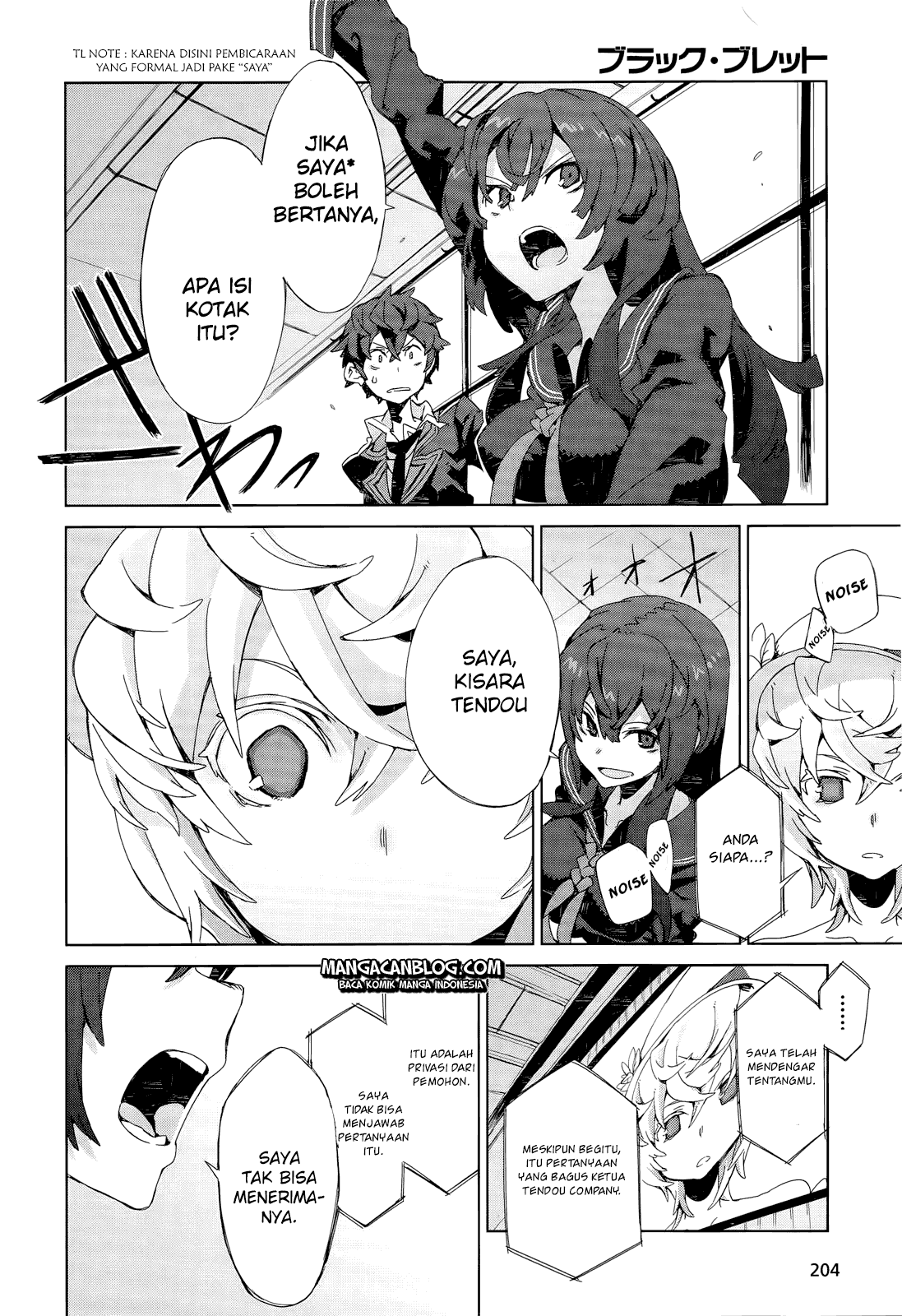 Halaman 13 dari Black Bullet Chapter 5