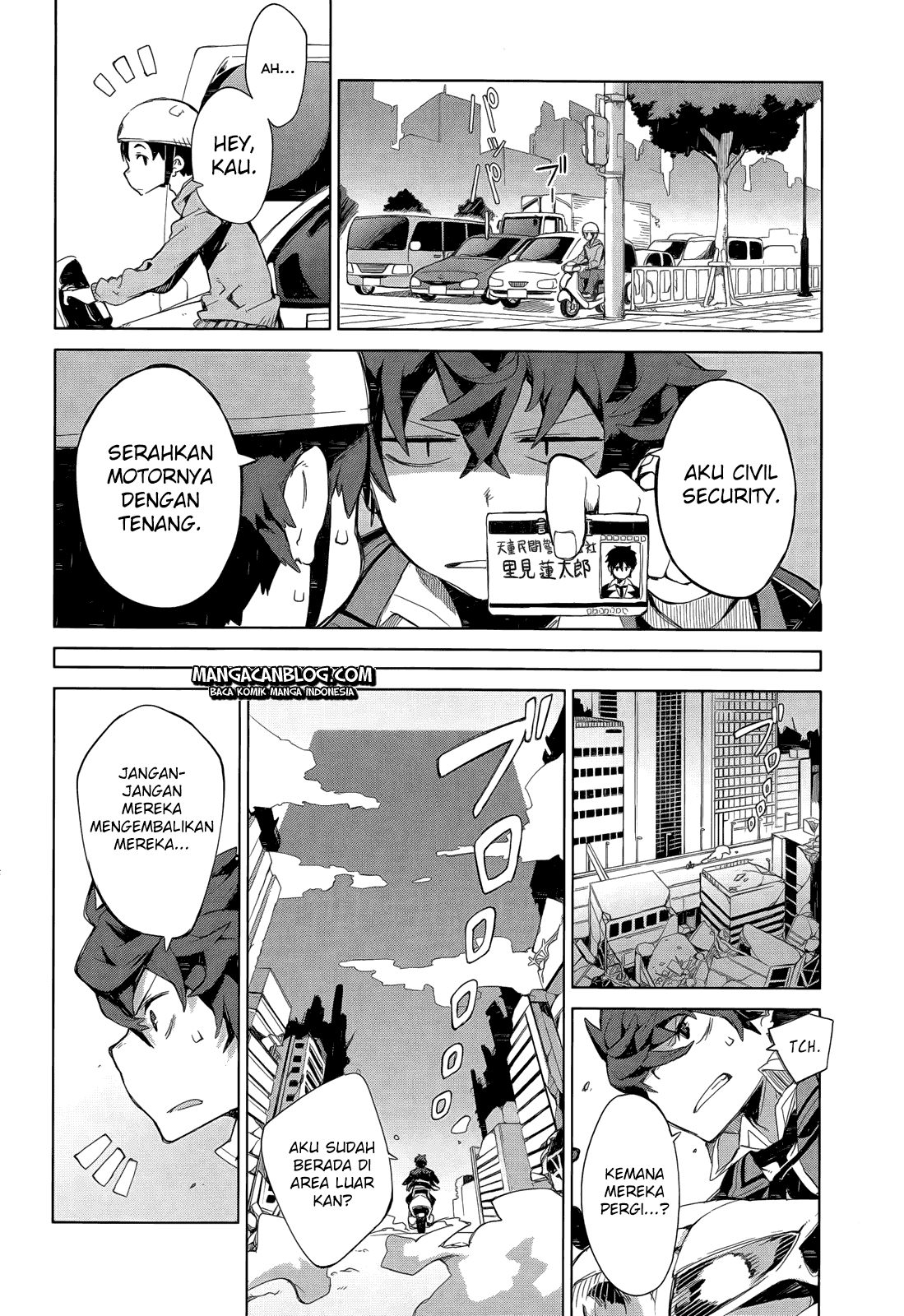 Halaman 19 dari Black Bullet Chapter 6