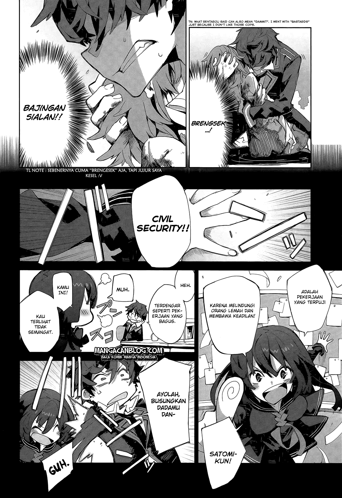 Halaman 23 dari Black Bullet Chapter 6