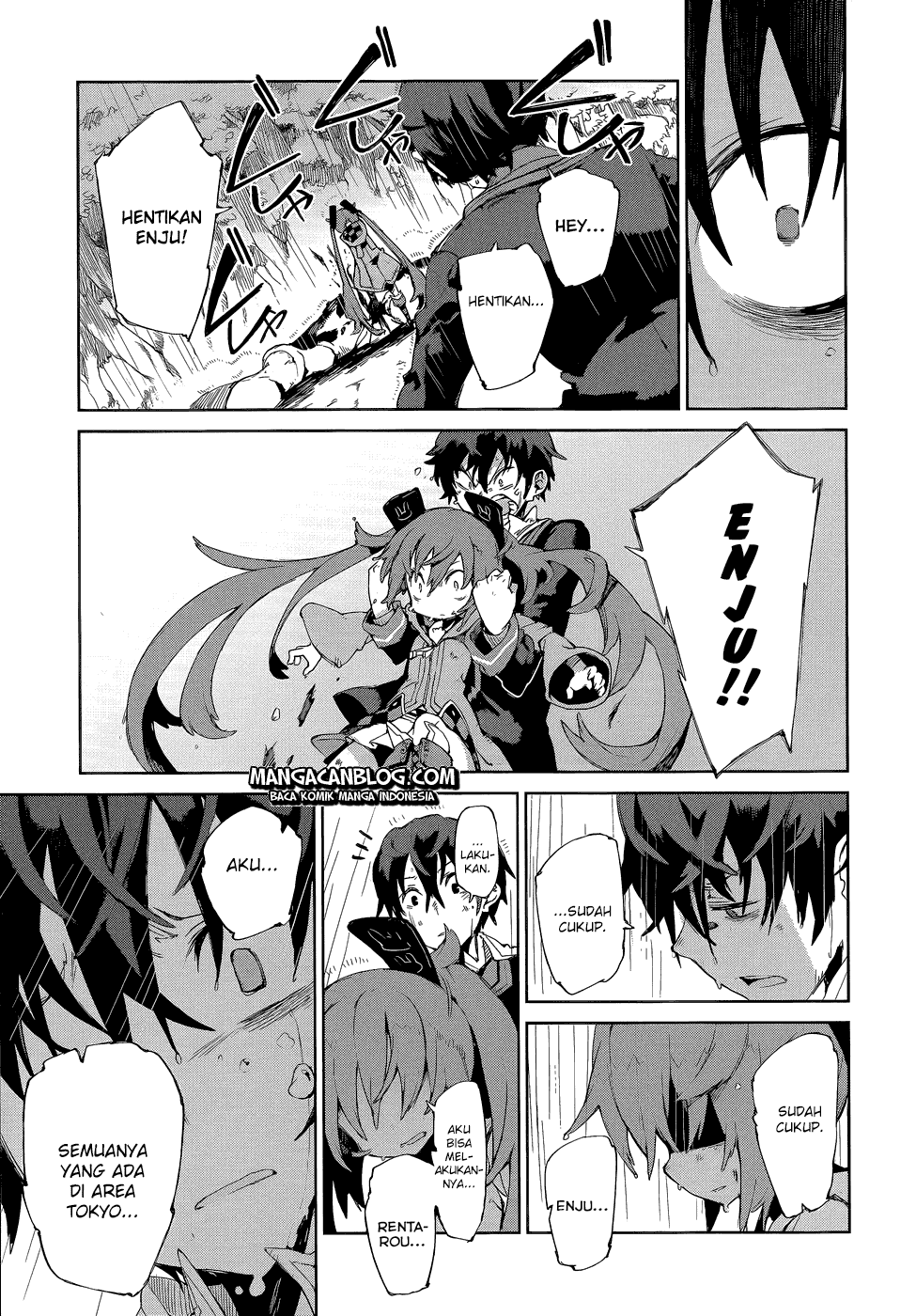 Halaman 34 dari Black Bullet Chapter 8