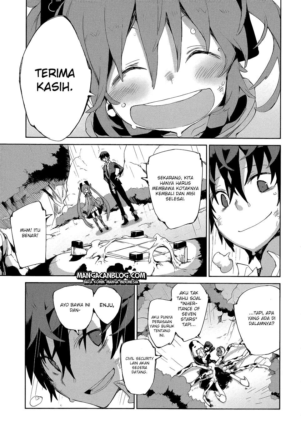 Halaman 39 dari Black Bullet Chapter 8