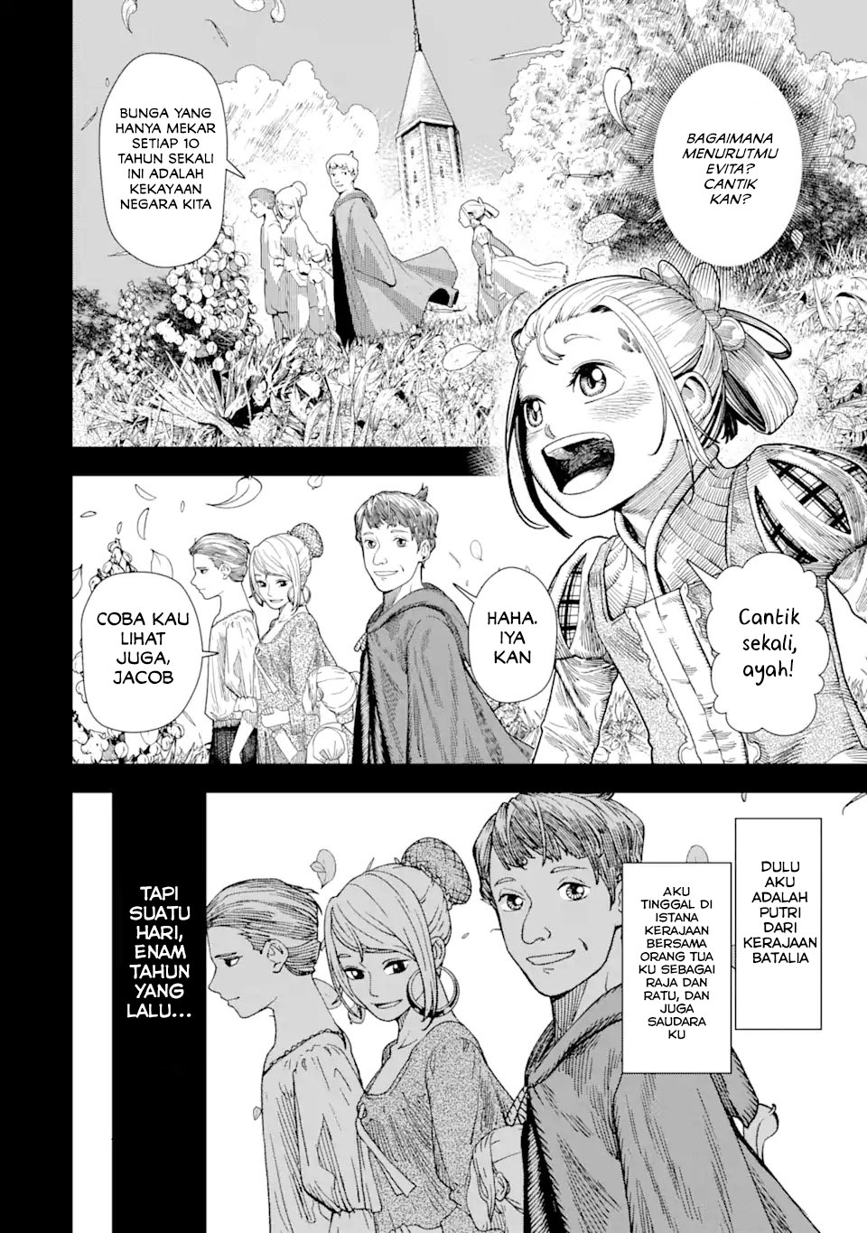 Halaman 10 dari Blood-crawling Princess of a ruined Country Chapter 1.1