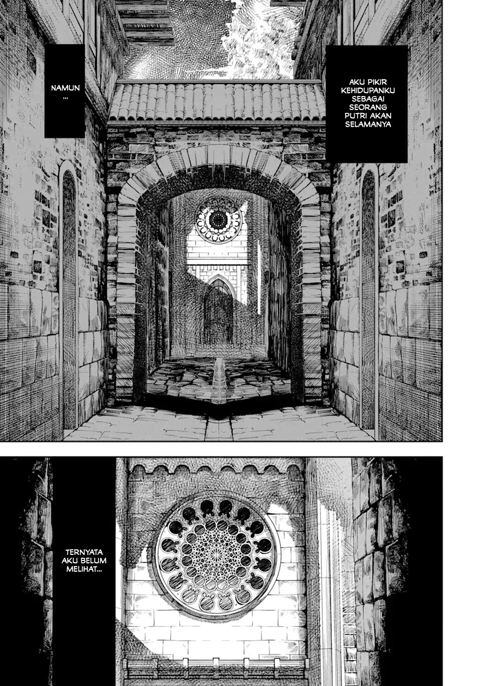 Halaman 4 dari Blood-crawling Princess of a ruined Country Chapter 1.1