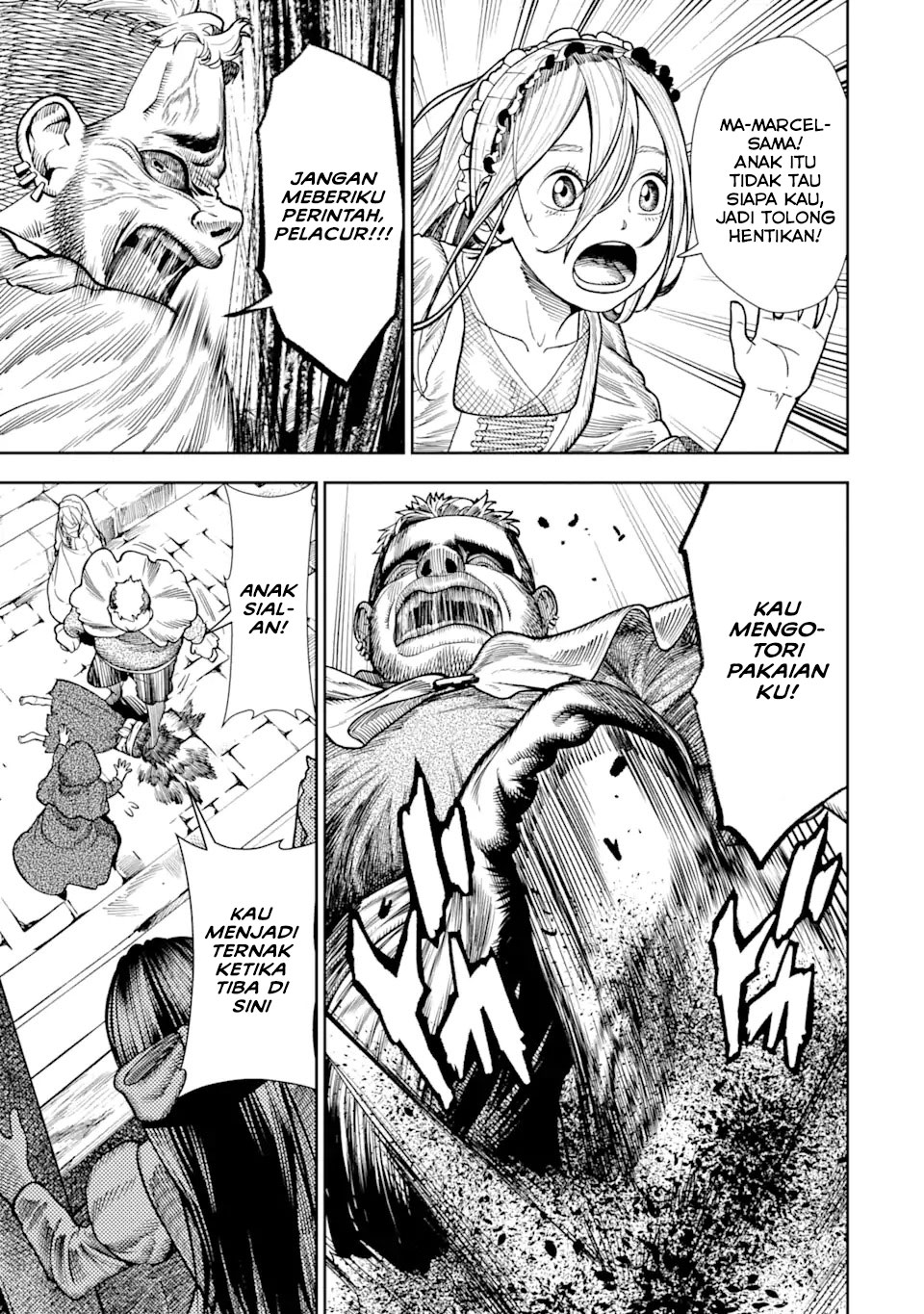 Halaman 2 dari Blood-crawling Princess of a ruined Country Chapter 1.3