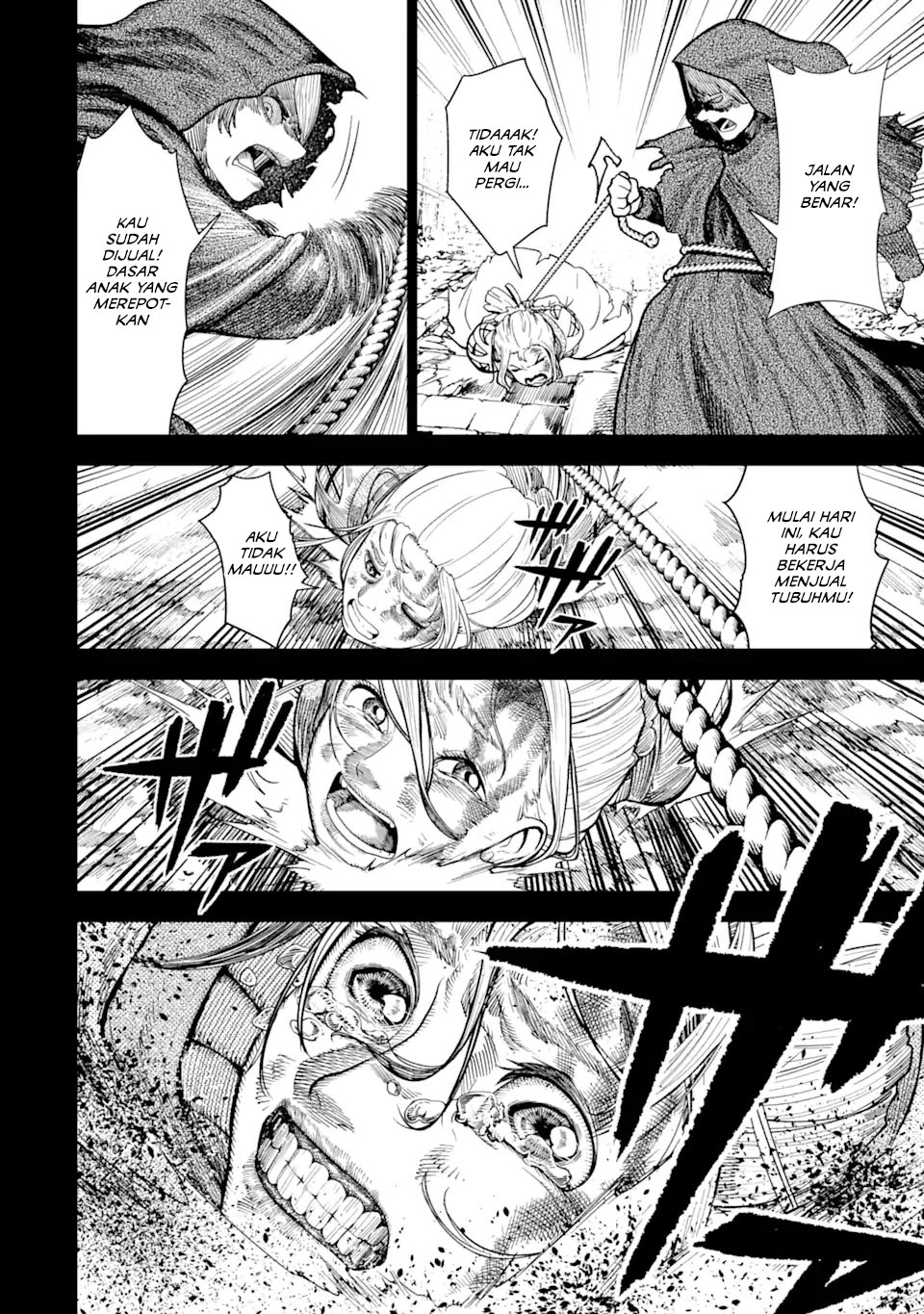 Halaman 5 dari Blood-crawling Princess of a ruined Country Chapter 1.3