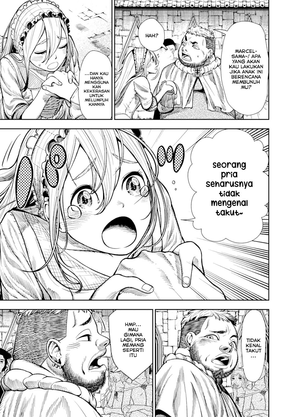 Halaman 8 dari Blood-crawling Princess of a ruined Country Chapter 1.3