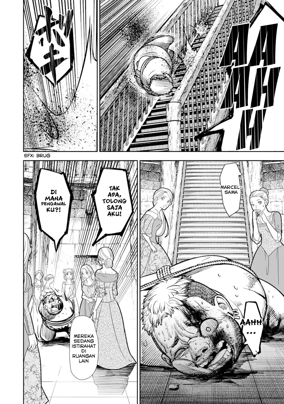 Halaman 15 dari Blood-crawling Princess of a ruined Country Chapter 1.4