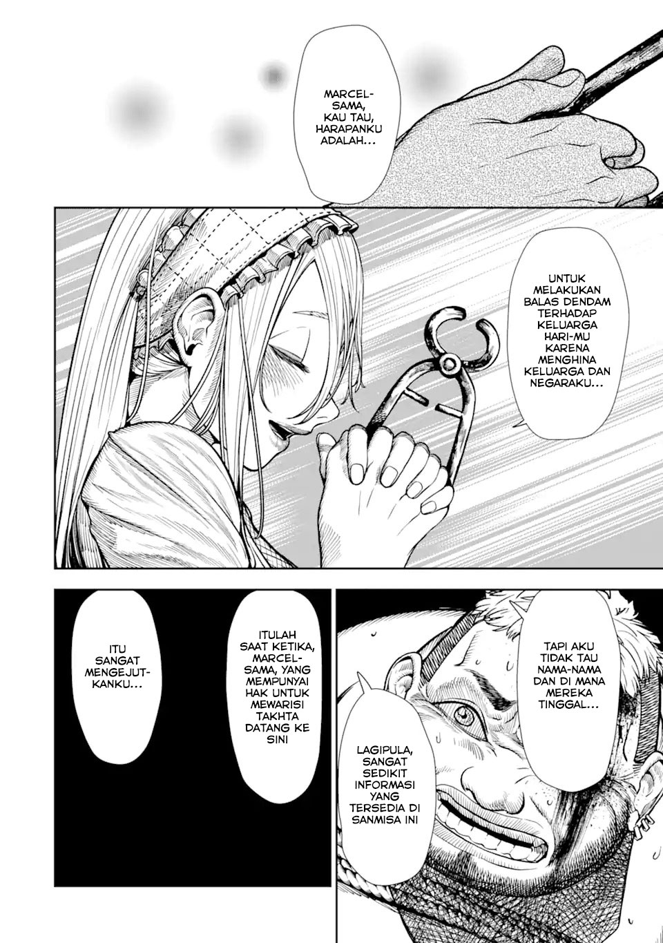Halaman 5 dari Blood-crawling Princess of a ruined Country Chapter 1.4