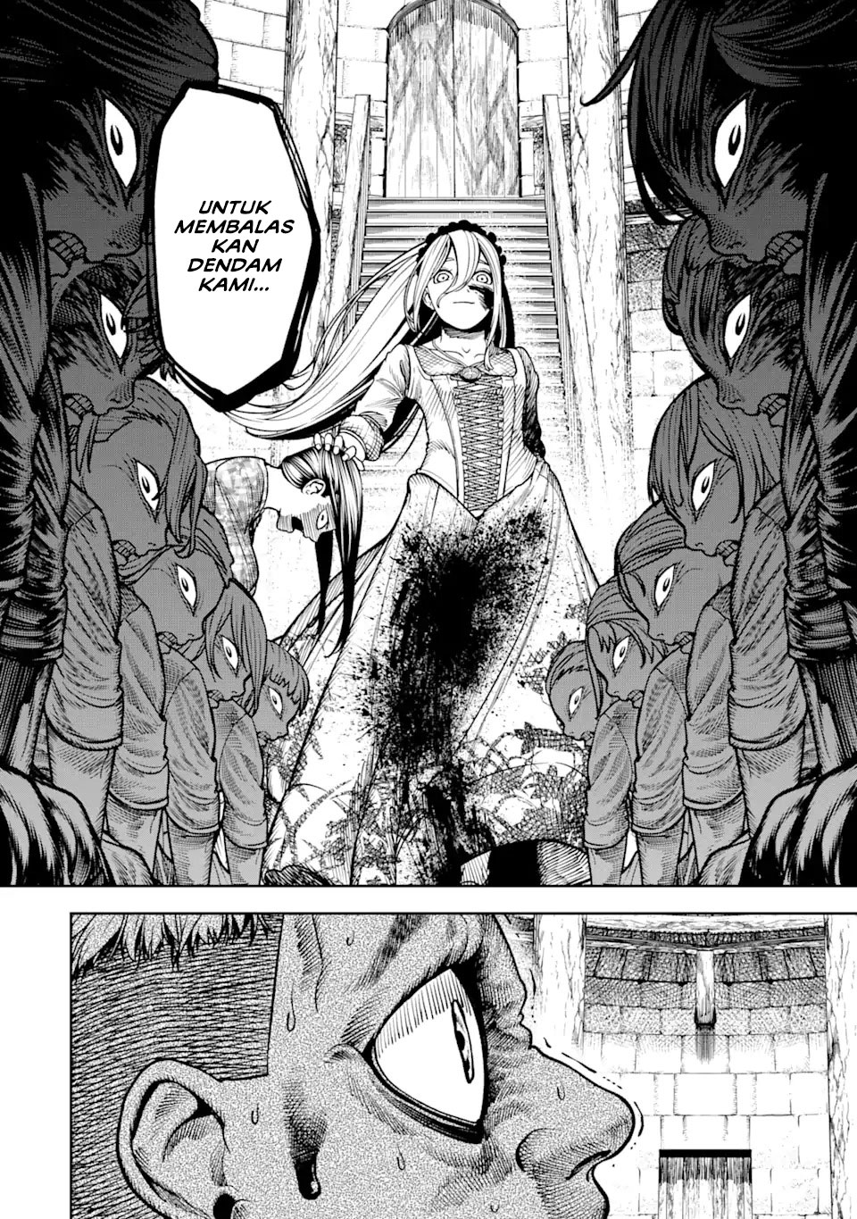 Halaman 6 dari Blood-crawling Princess of a ruined Country Chapter 1.5