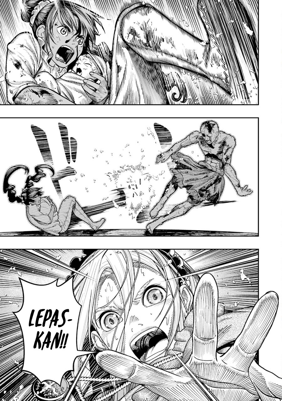 Halaman 22 dari Blood-crawling Princess of a ruined Country Chapter 10