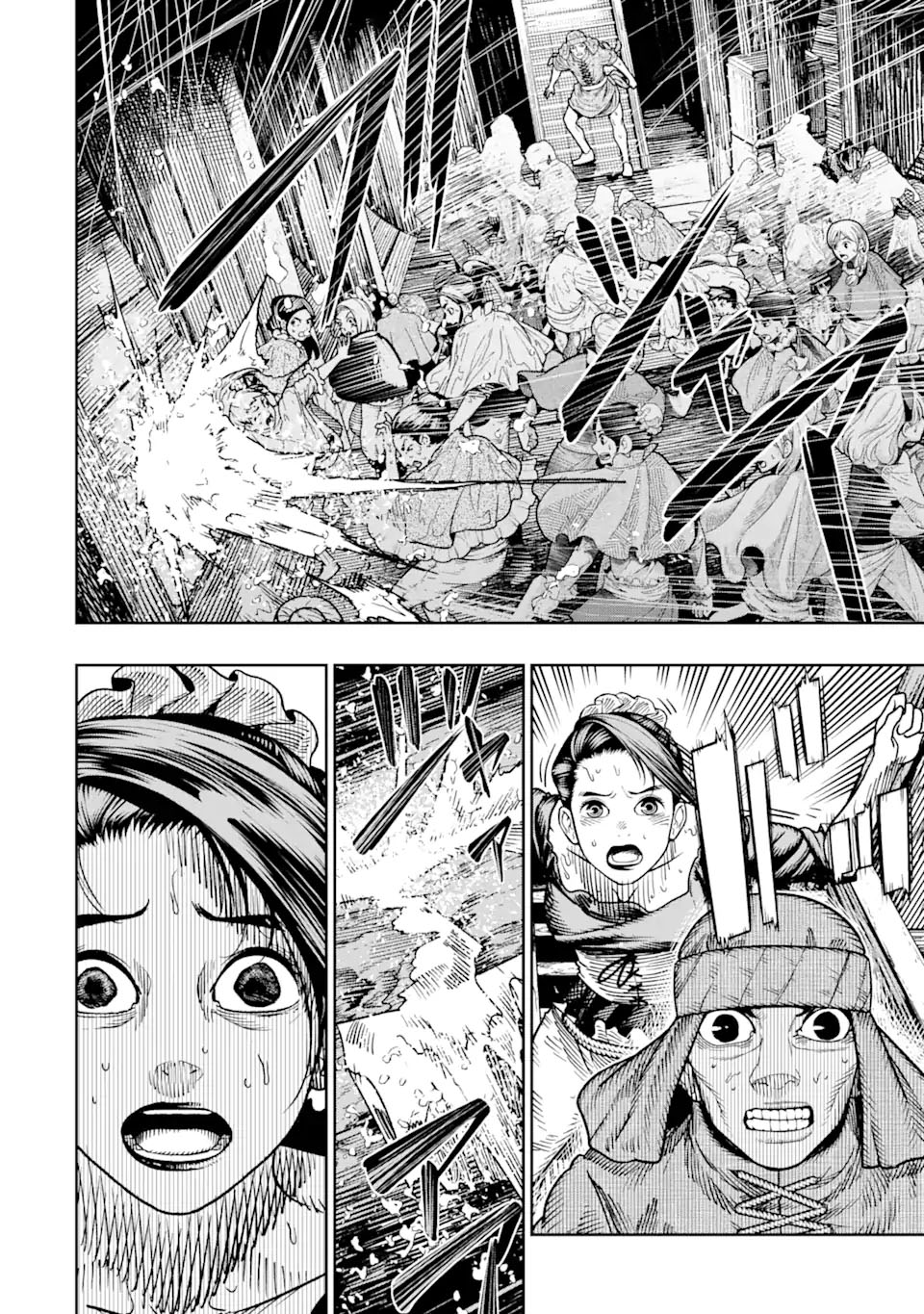 Halaman 19 dari Blood-crawling Princess of a ruined Country Chapter 13