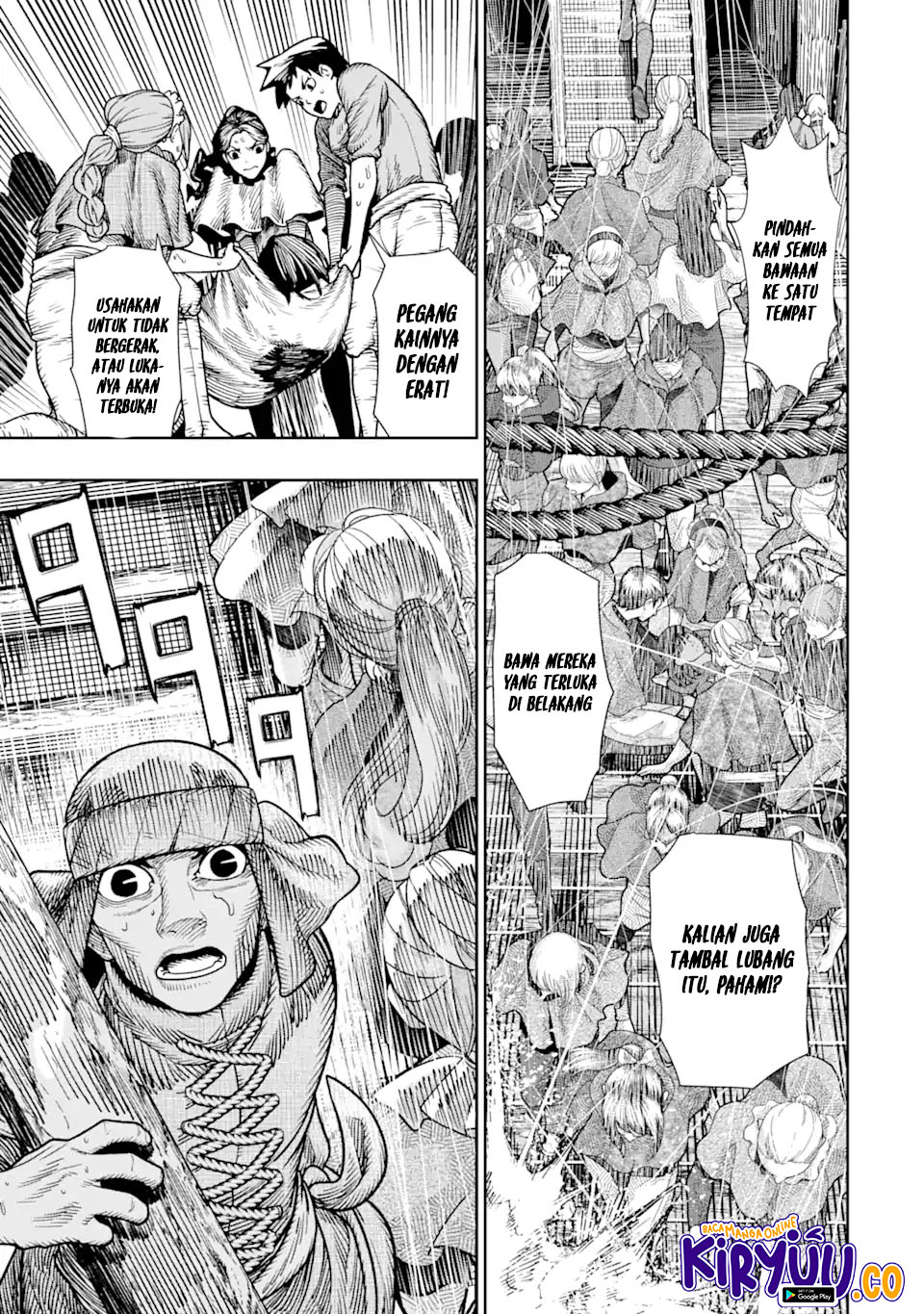 Halaman 22 dari Blood-crawling Princess of a ruined Country Chapter 13