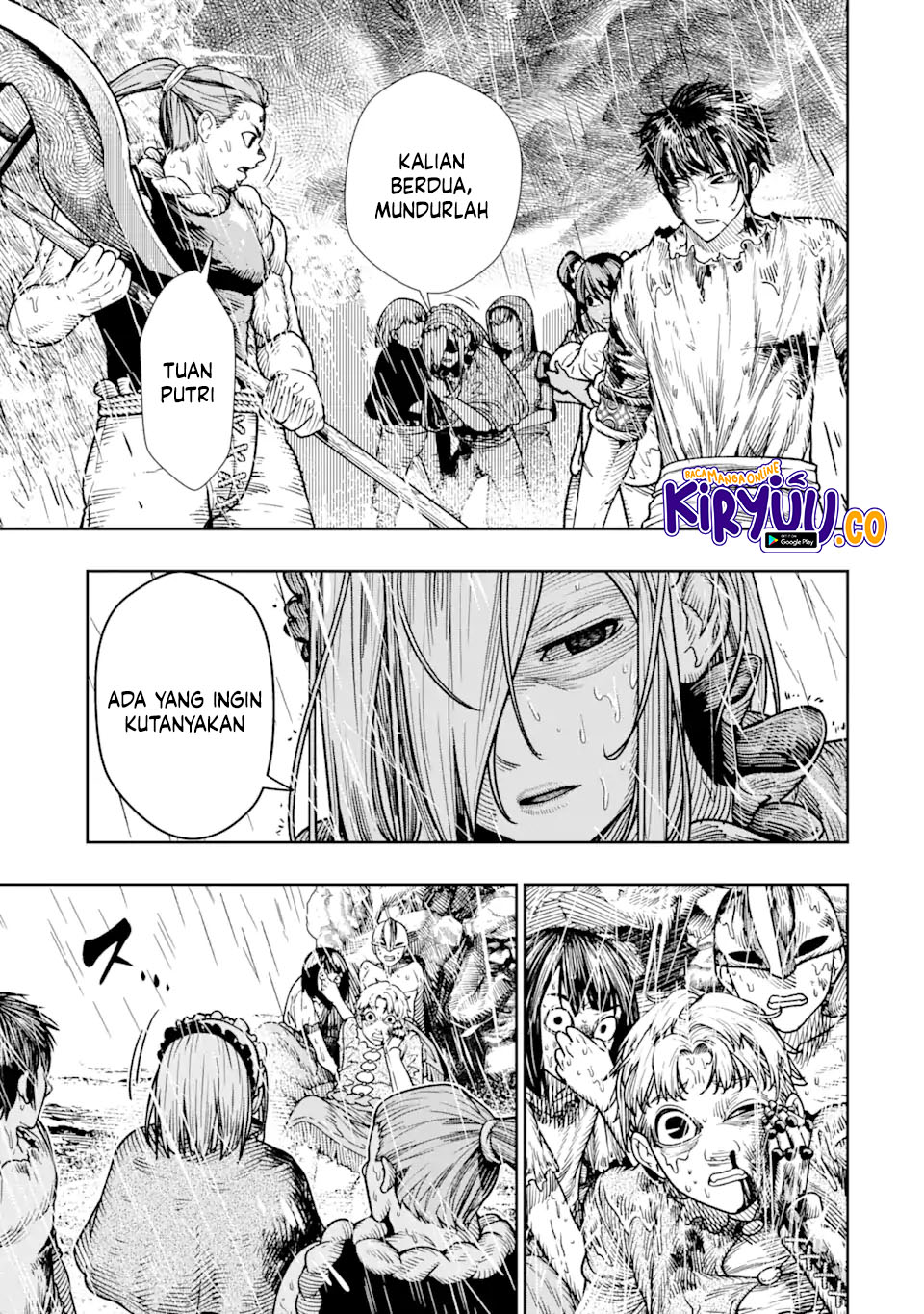 Halaman 30 dari Blood-crawling Princess of a ruined Country Chapter 13