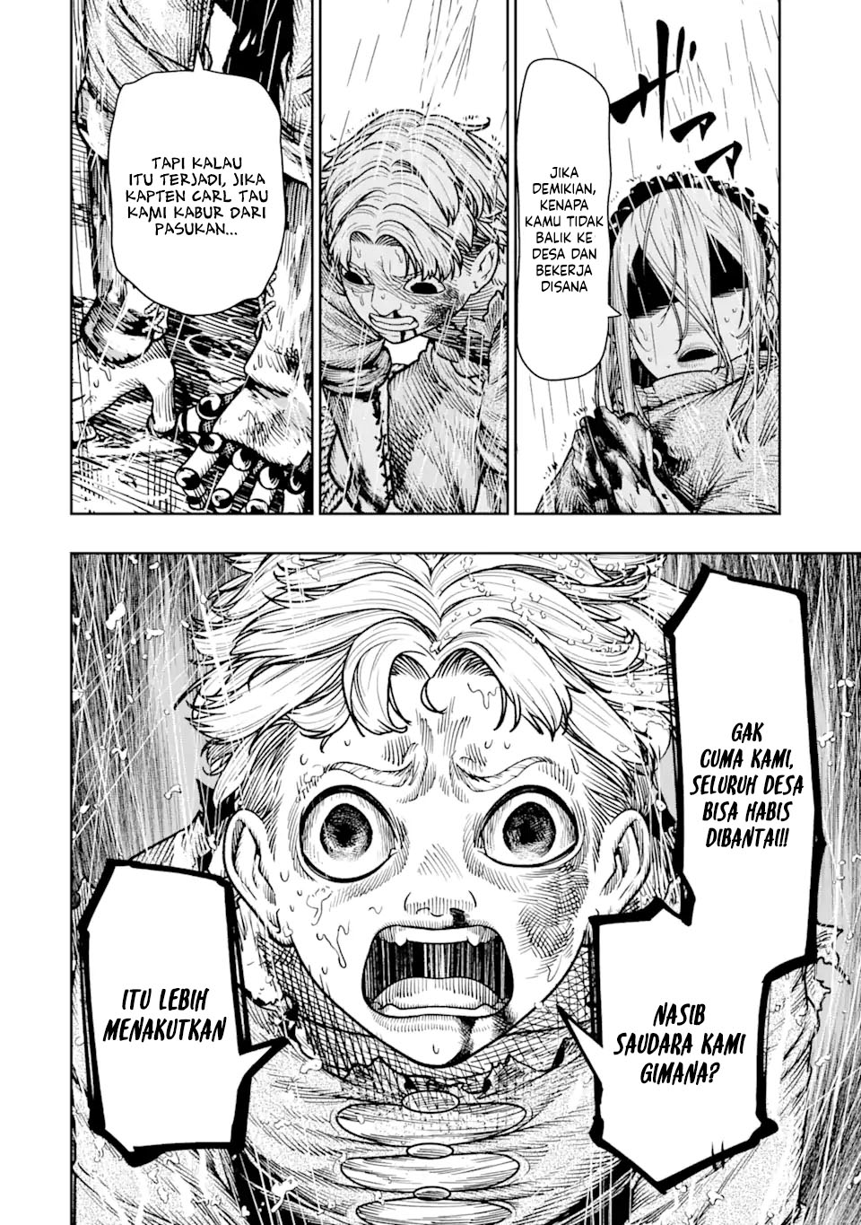Halaman 33 dari Blood-crawling Princess of a ruined Country Chapter 13