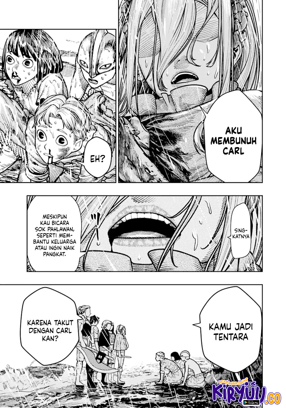 Halaman 34 dari Blood-crawling Princess of a ruined Country Chapter 13