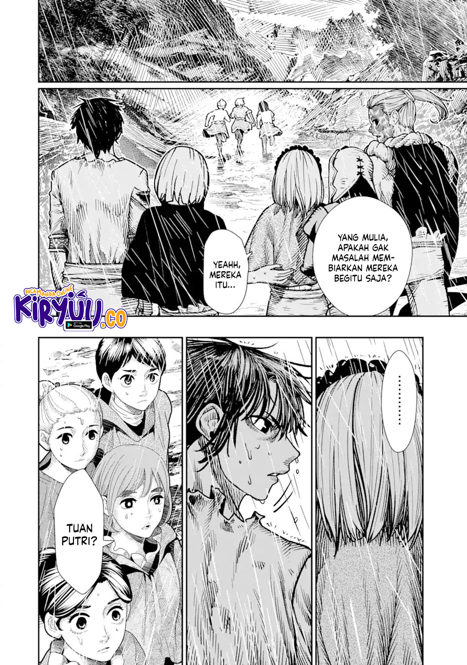 Halaman 40 dari Blood-crawling Princess of a ruined Country Chapter 13