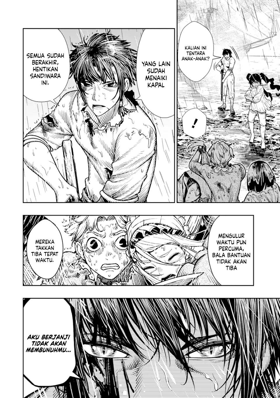 Halaman 5 dari Blood-crawling Princess of a ruined Country Chapter 13