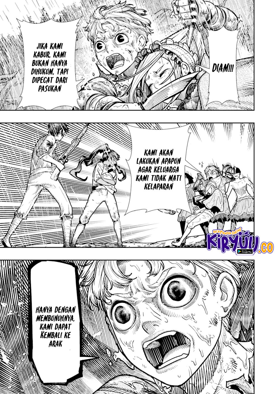 Halaman 6 dari Blood-crawling Princess of a ruined Country Chapter 13