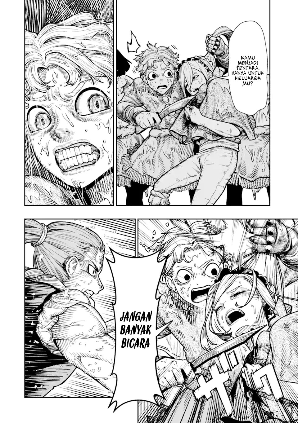Halaman 7 dari Blood-crawling Princess of a ruined Country Chapter 13