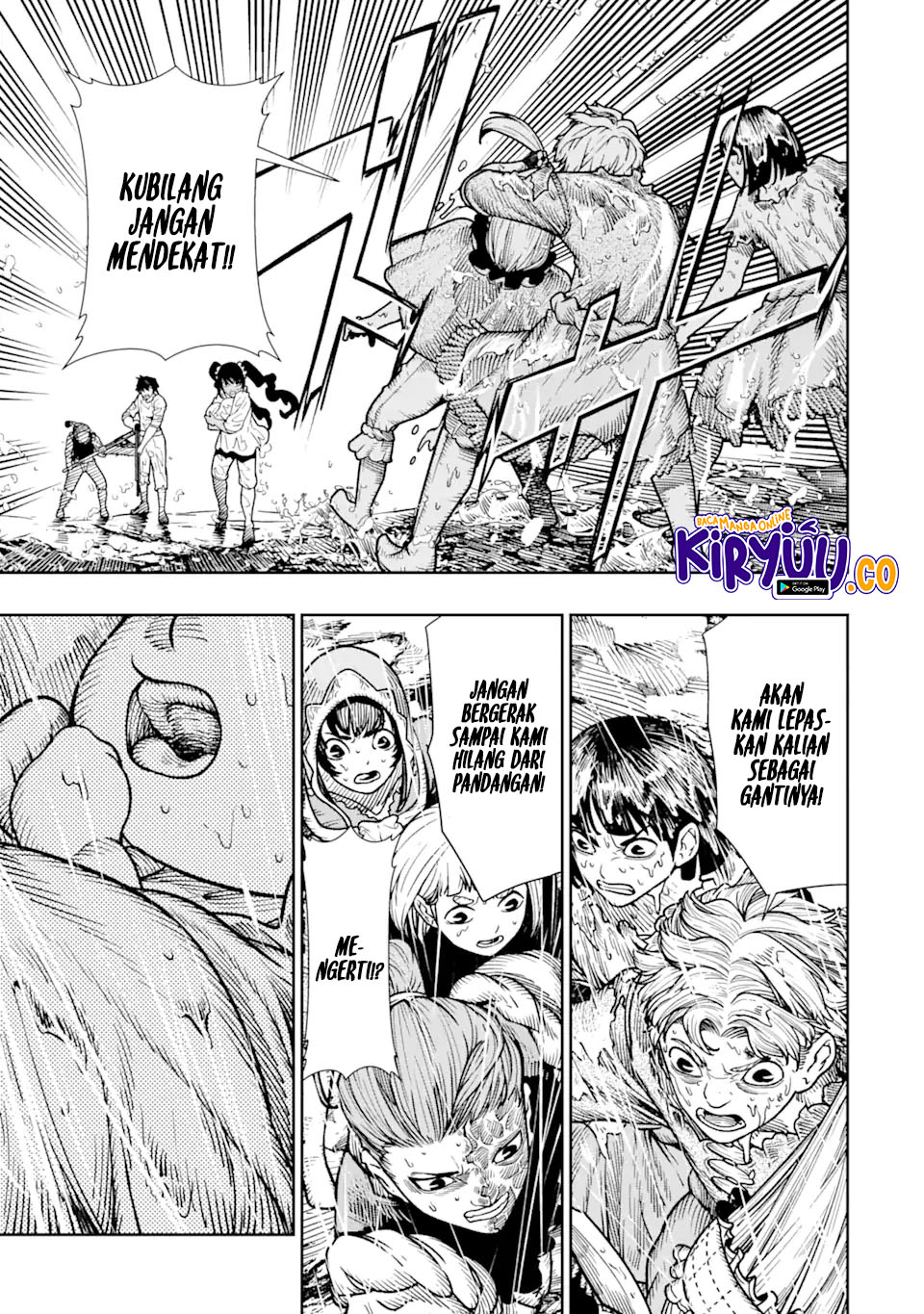 Halaman 8 dari Blood-crawling Princess of a ruined Country Chapter 13