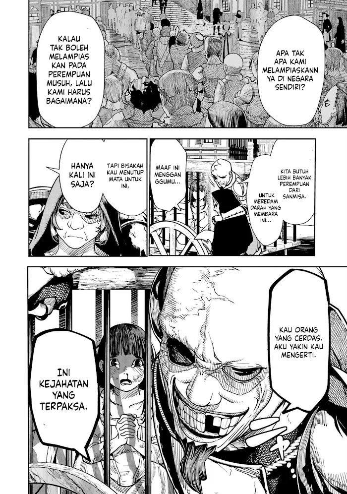 Halaman 13 dari Blood-crawling Princess of a ruined Country Chapter 3