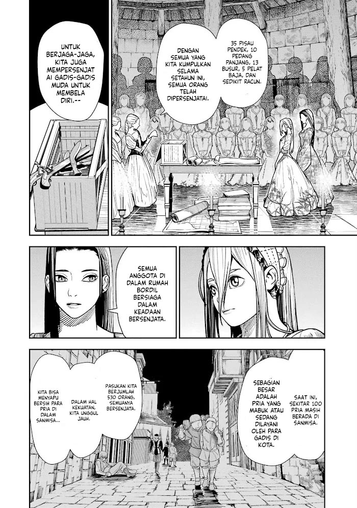 Halaman 19 dari Blood-crawling Princess of a ruined Country Chapter 3