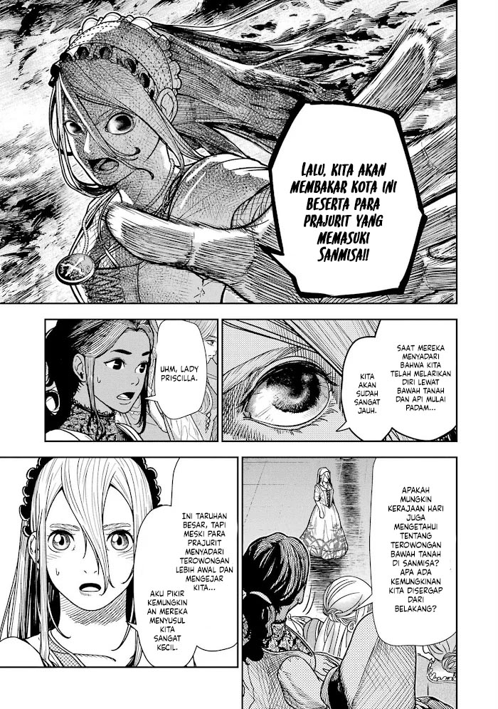 Halaman 22 dari Blood-crawling Princess of a ruined Country Chapter 3