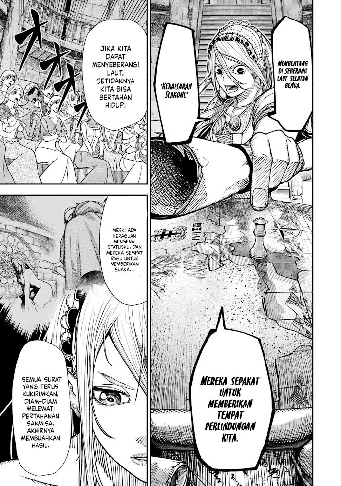 Halaman 24 dari Blood-crawling Princess of a ruined Country Chapter 3