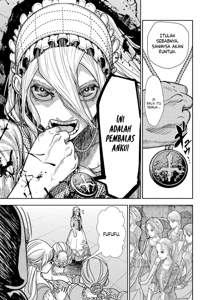 Halaman 30 dari Blood-crawling Princess of a ruined Country Chapter 3