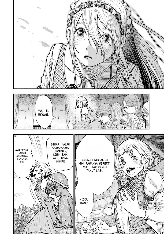 Halaman 33 dari Blood-crawling Princess of a ruined Country Chapter 3