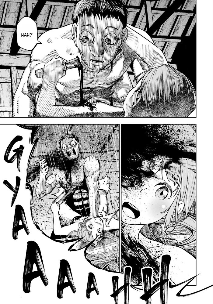 Halaman 38 dari Blood-crawling Princess of a ruined Country Chapter 3