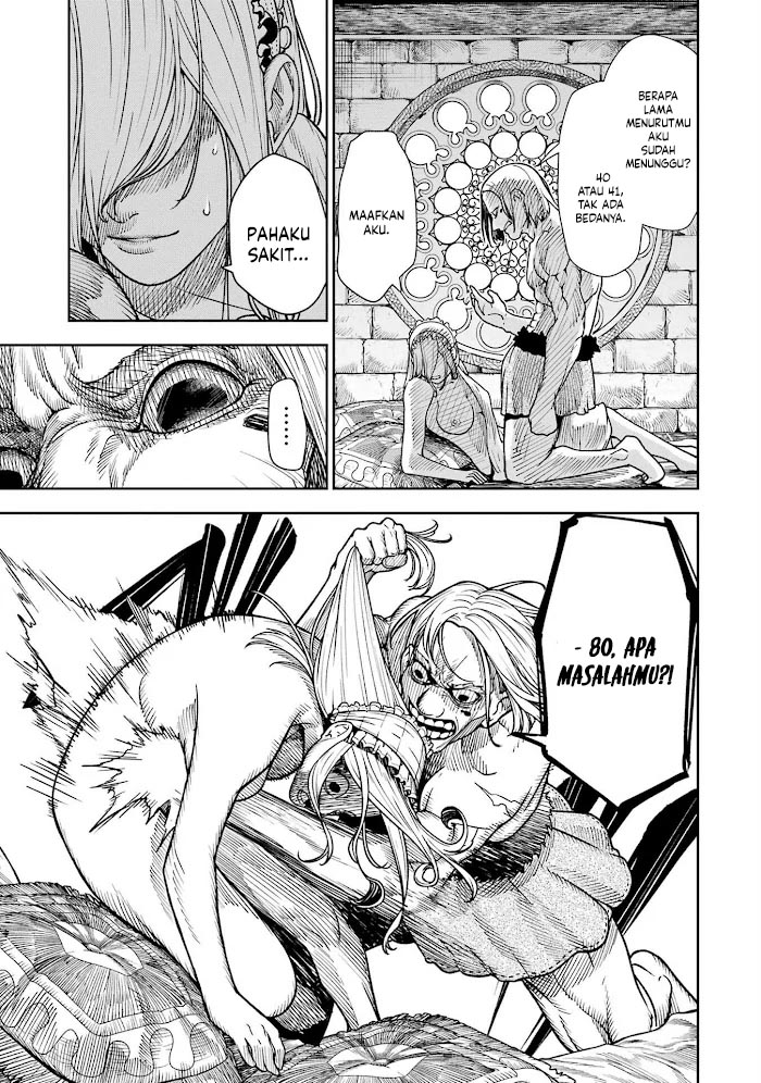 Halaman 8 dari Blood-crawling Princess of a ruined Country Chapter 3