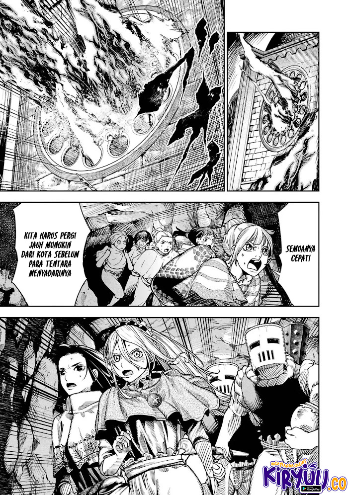 Halaman 16 dari Blood-crawling Princess of a ruined Country Chapter 5