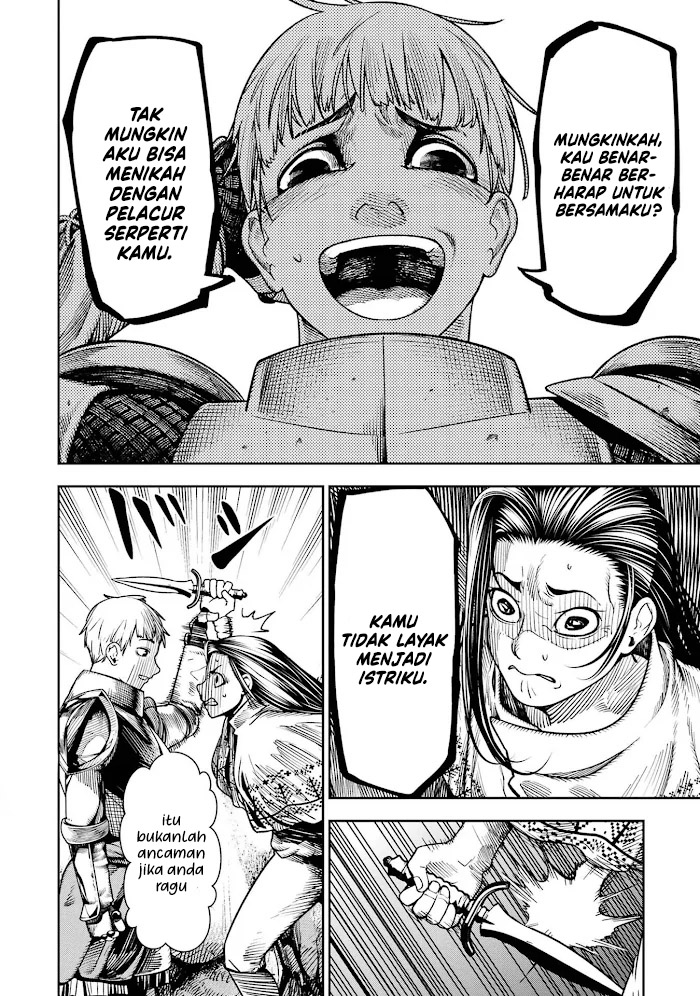 Halaman 25 dari Blood-crawling Princess of a ruined Country Chapter 5