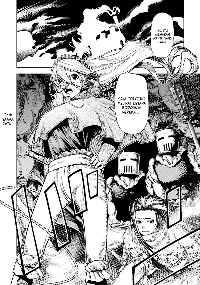 Halaman 31 dari Blood-crawling Princess of a ruined Country Chapter 5