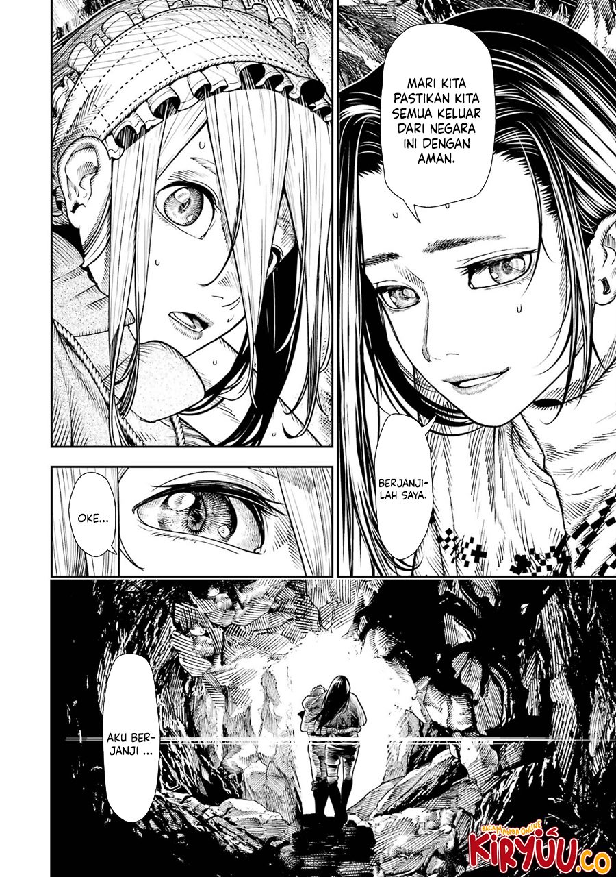 Halaman 16 dari Blood-crawling Princess of a ruined Country Chapter 7