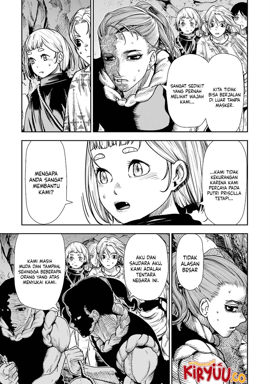 Halaman 21 dari Blood-crawling Princess of a ruined Country Chapter 7