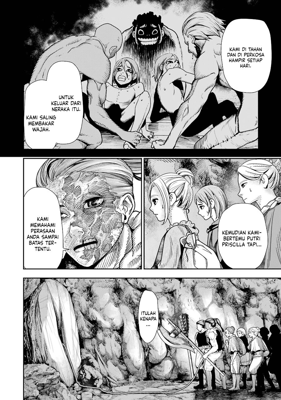 Halaman 22 dari Blood-crawling Princess of a ruined Country Chapter 7