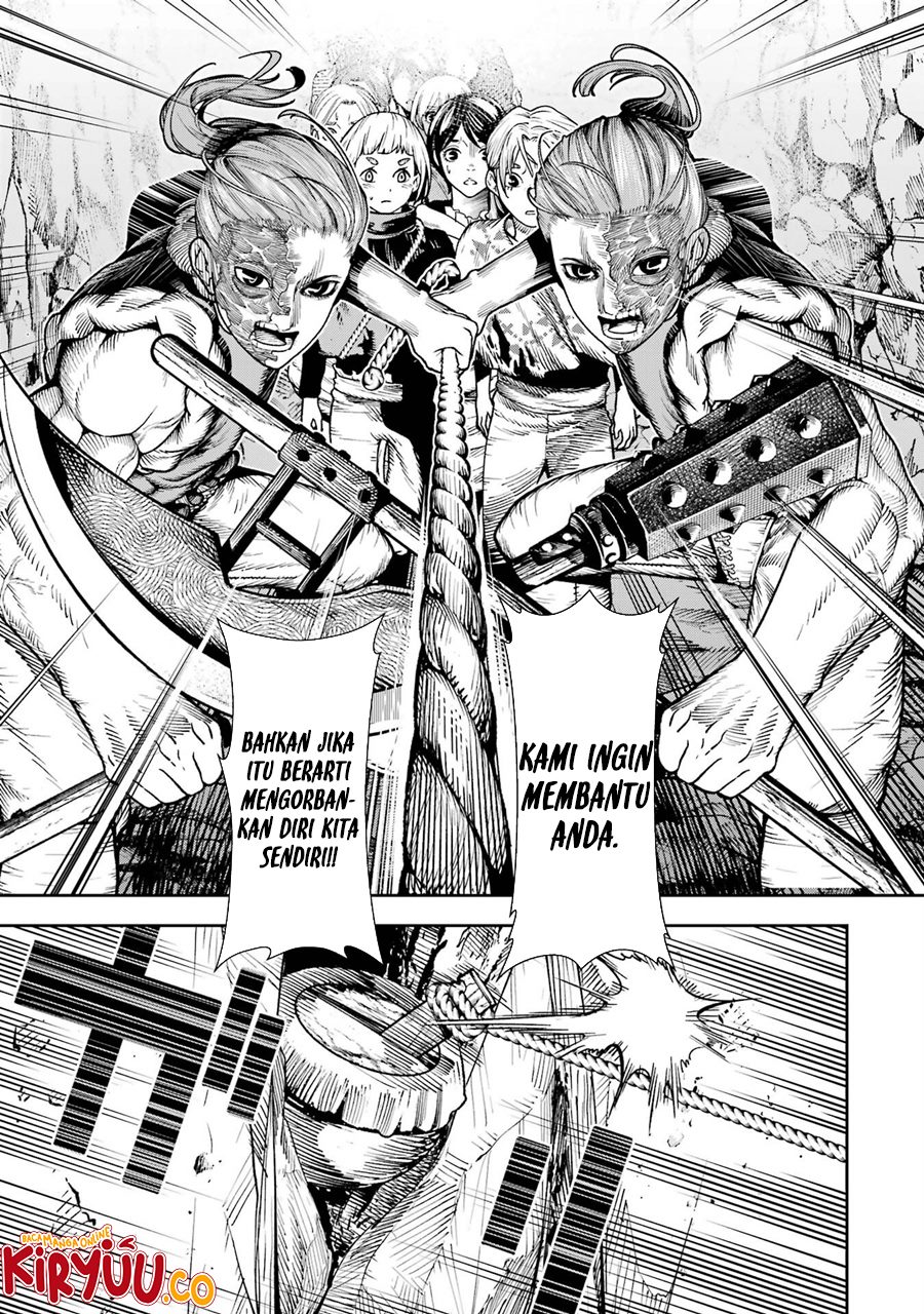 Halaman 23 dari Blood-crawling Princess of a ruined Country Chapter 7