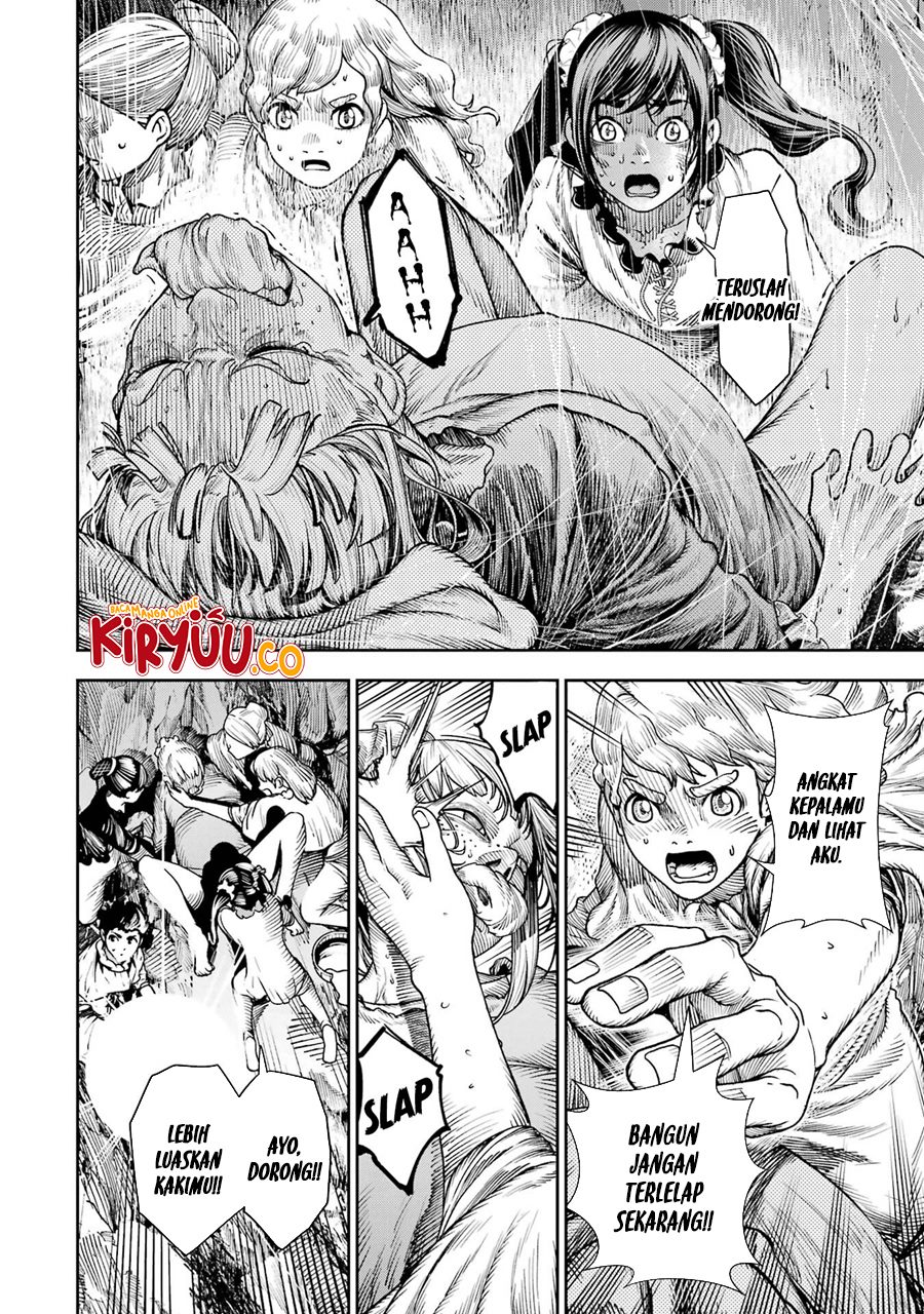 Halaman 26 dari Blood-crawling Princess of a ruined Country Chapter 7