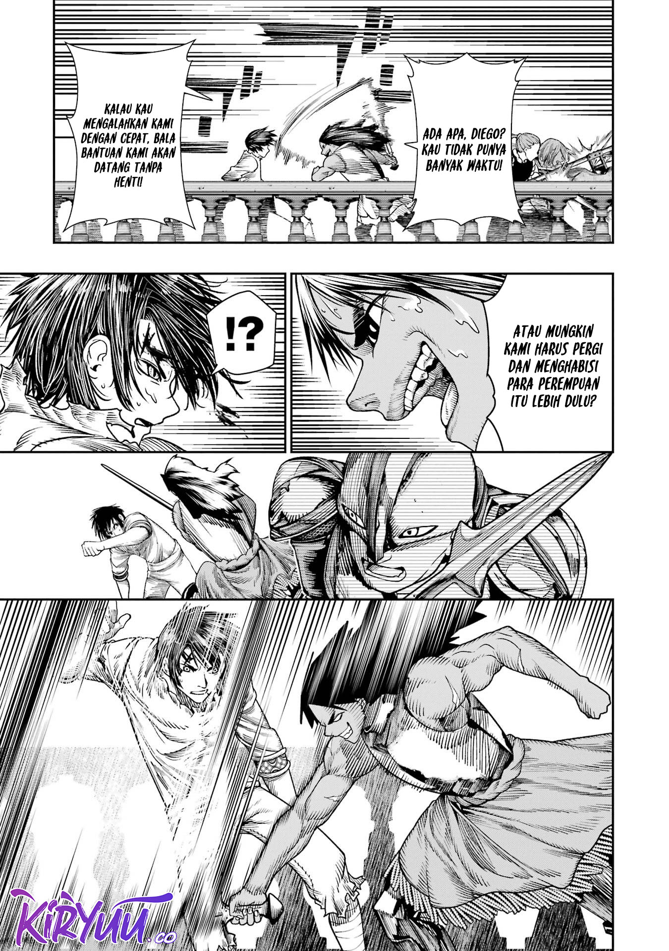 Halaman 12 dari Blood-crawling Princess of a ruined Country Chapter 9