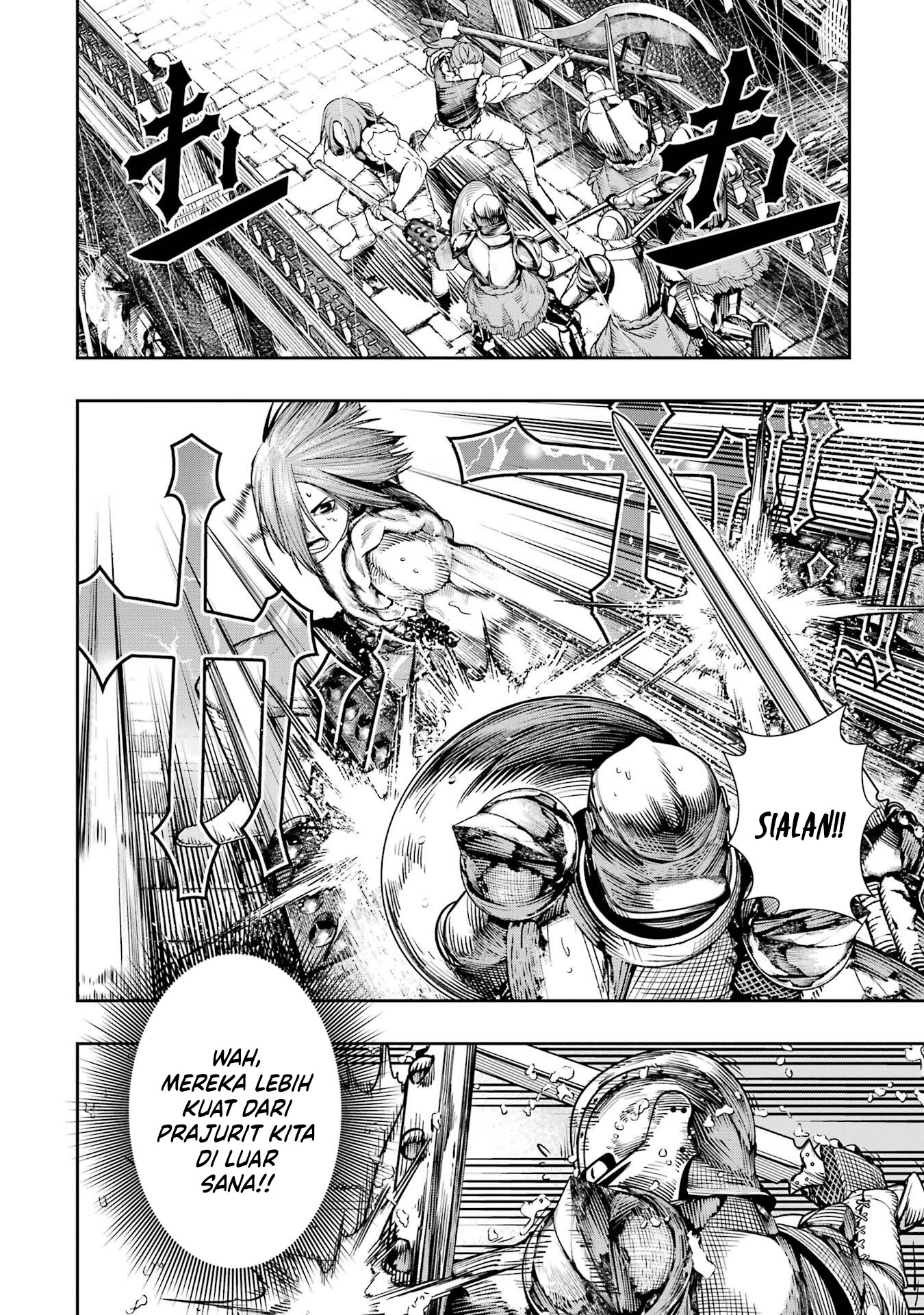 Halaman 17 dari Blood-crawling Princess of a ruined Country Chapter 9