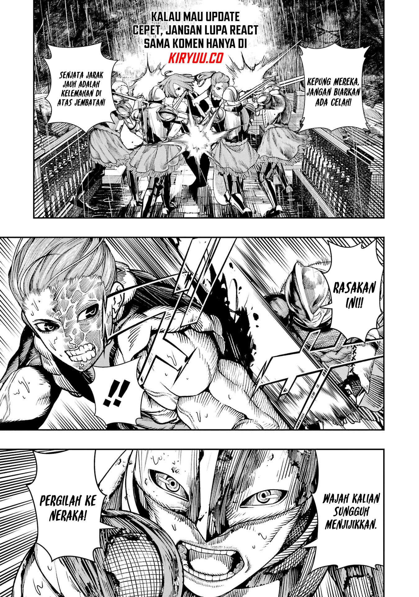 Halaman 18 dari Blood-crawling Princess of a ruined Country Chapter 9
